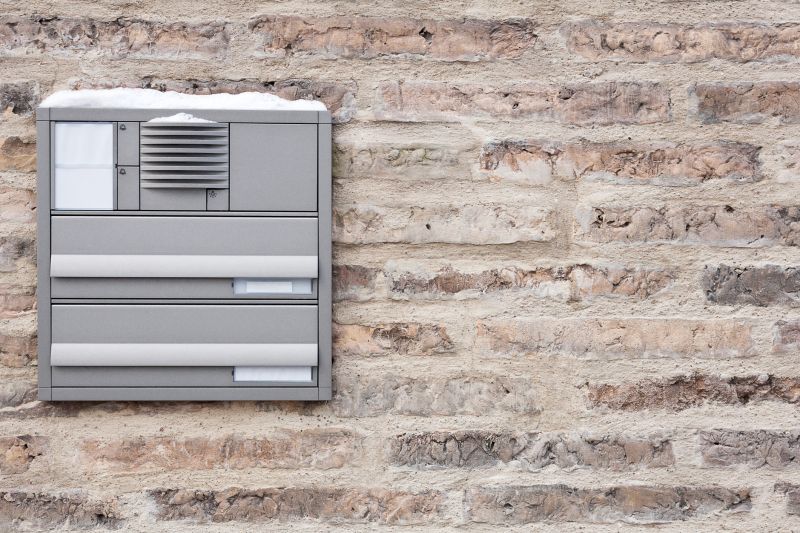 Damaged Brick Mailbox