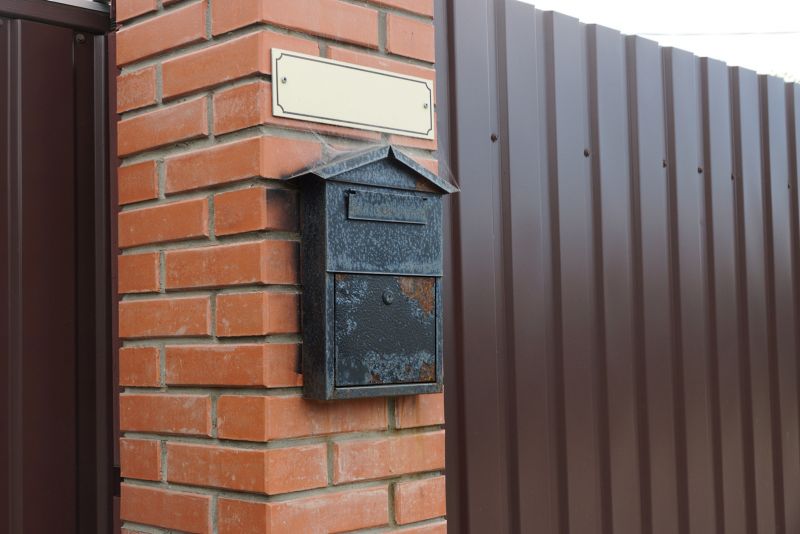 Brick Mailbox Before Repair